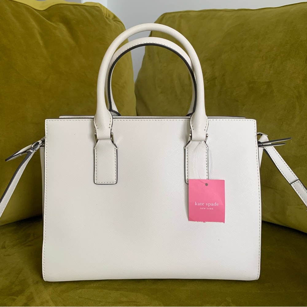 NWT Kate Spade New York Cameron Monotone Medium Satchel Bag Wkru6426z - Picture 7 of 15